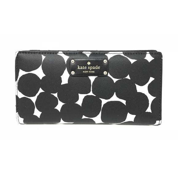 kate spade Handbags - Kate Spade Stacy Grove Street Splodge Black Wallet